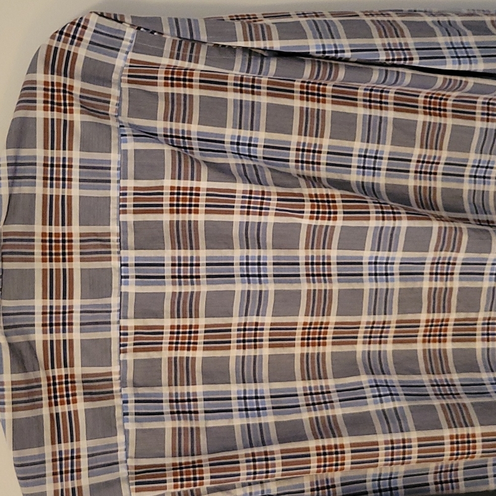 Bugatchi Plaid Button Down Shirt, Size Medium - image 4